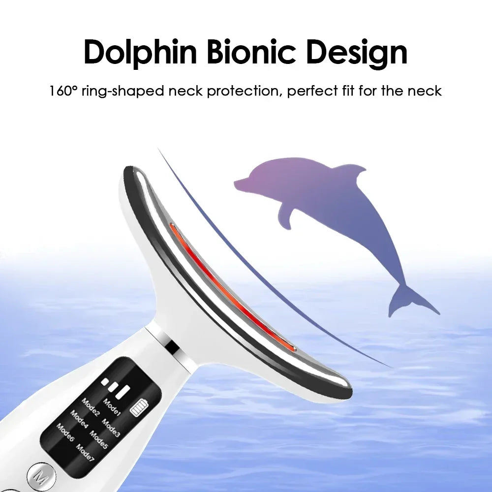 Neck And Face Lifting Massager With LED Photon Therapy