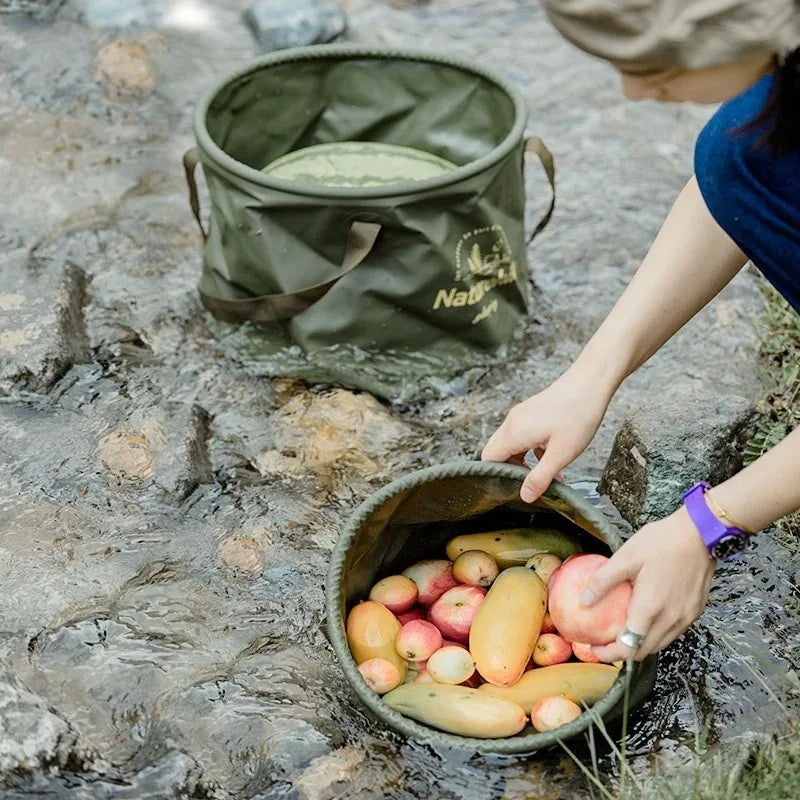 Naturehike Foldable Waterproof Outdoor Bucket for Camping Travel and Fishing