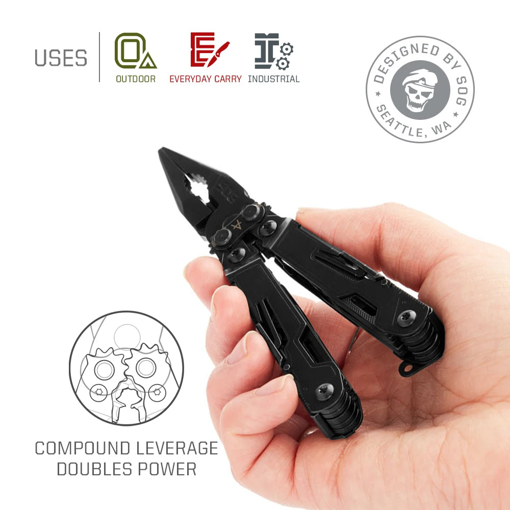 SOG PowerPint 18 In 1 Stainless Steel Pocket Multi Tool