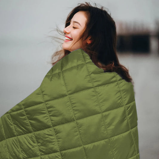 Waterproof Lightweight Puffy Camping Blanket for Outdoor Travel and Warmth