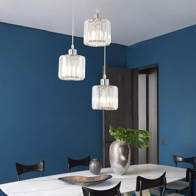 VETRULUS Modern K9 Crystal Ceiling Chandelier Pendant Light